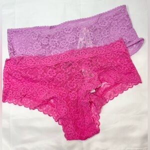 Victoria’s Secret Lace Panty (2)  NWT Size Large